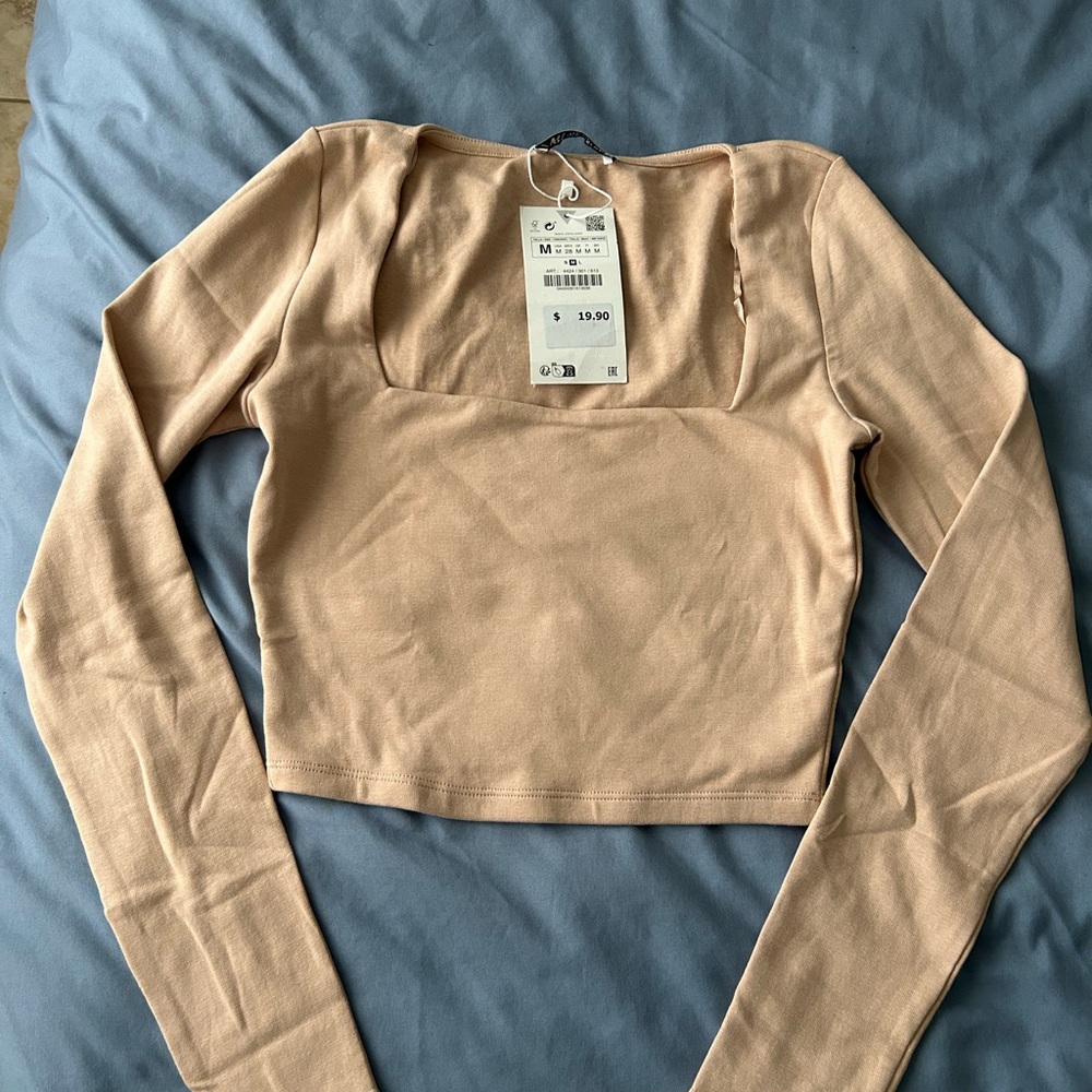 Elegant Tan Women's Top